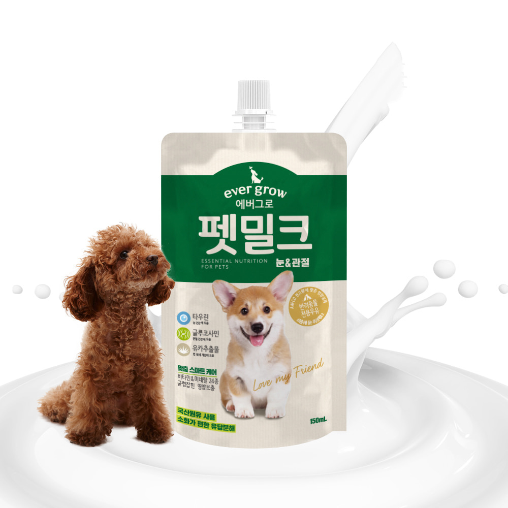 에버그로 펫밀크 눈&관절, 150ml, 10개, 우유
