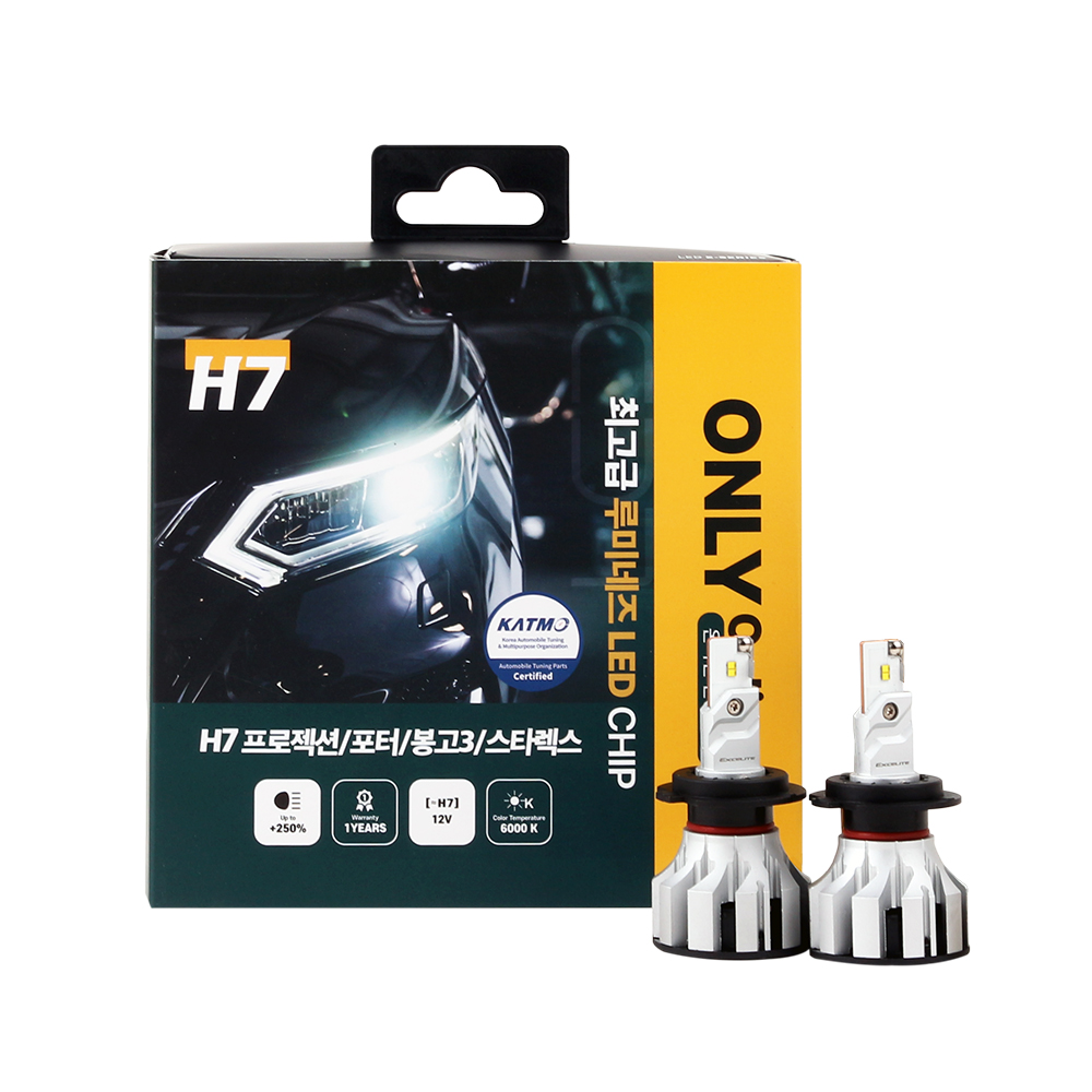 합법 인증 LED 전조등, 르노 SM3 네오, H7, 1개