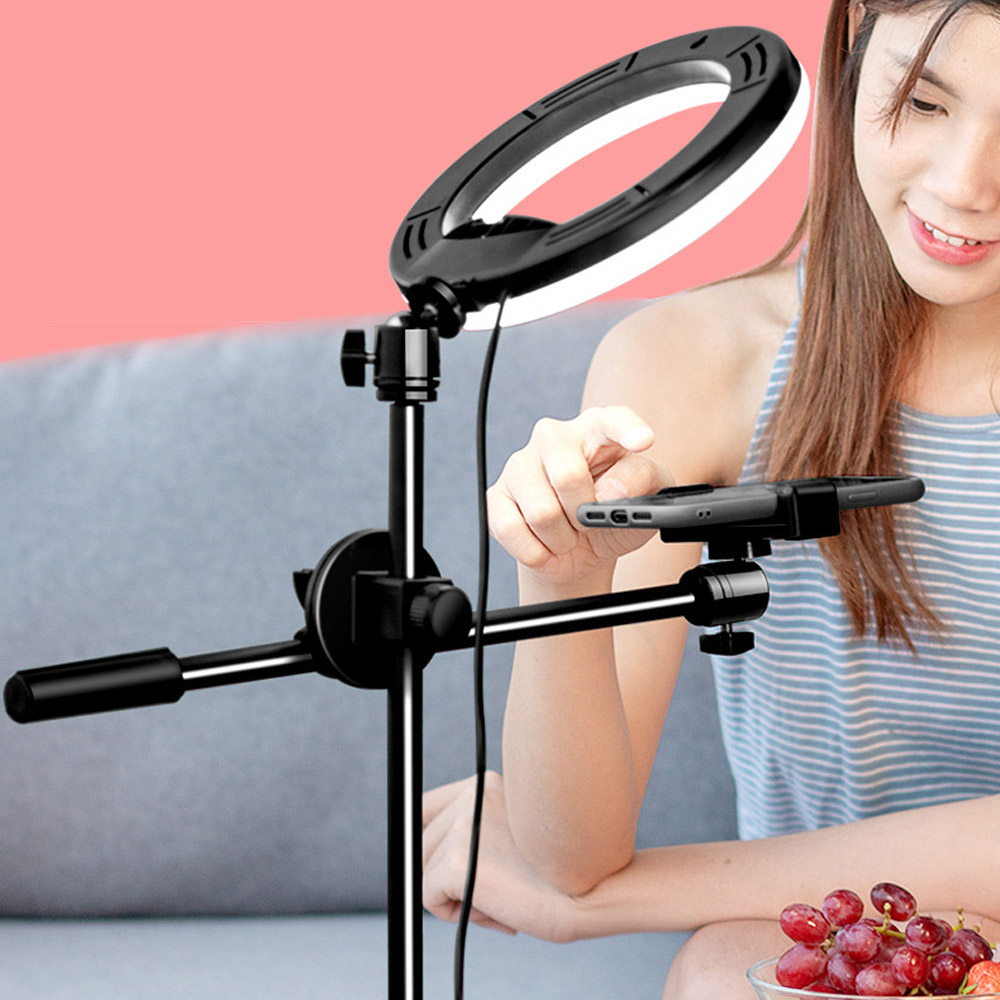 수직 휴대폰 거치대, 플라이트 +조명16cm 세트