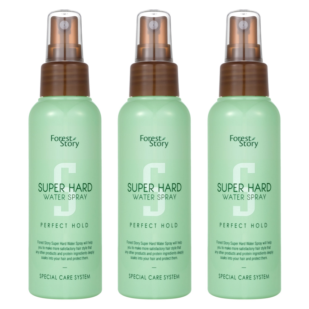 포레스트스토리 슈퍼 하드 워터 스프레이, 100ml, 3개