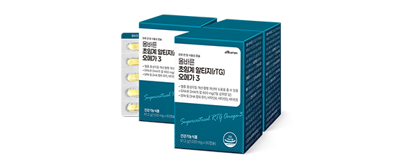 올바른 초임계 알티지(rTG) 오메가3, 60캡슐, 3박스