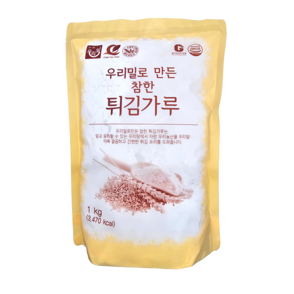 우리밀농협 참한 튀김가루, 1kg, 1개