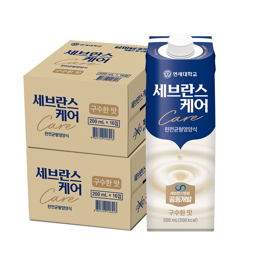 연세유업 세브란스케어 완전균형영양식 구수한맛, 200ml, 32팩