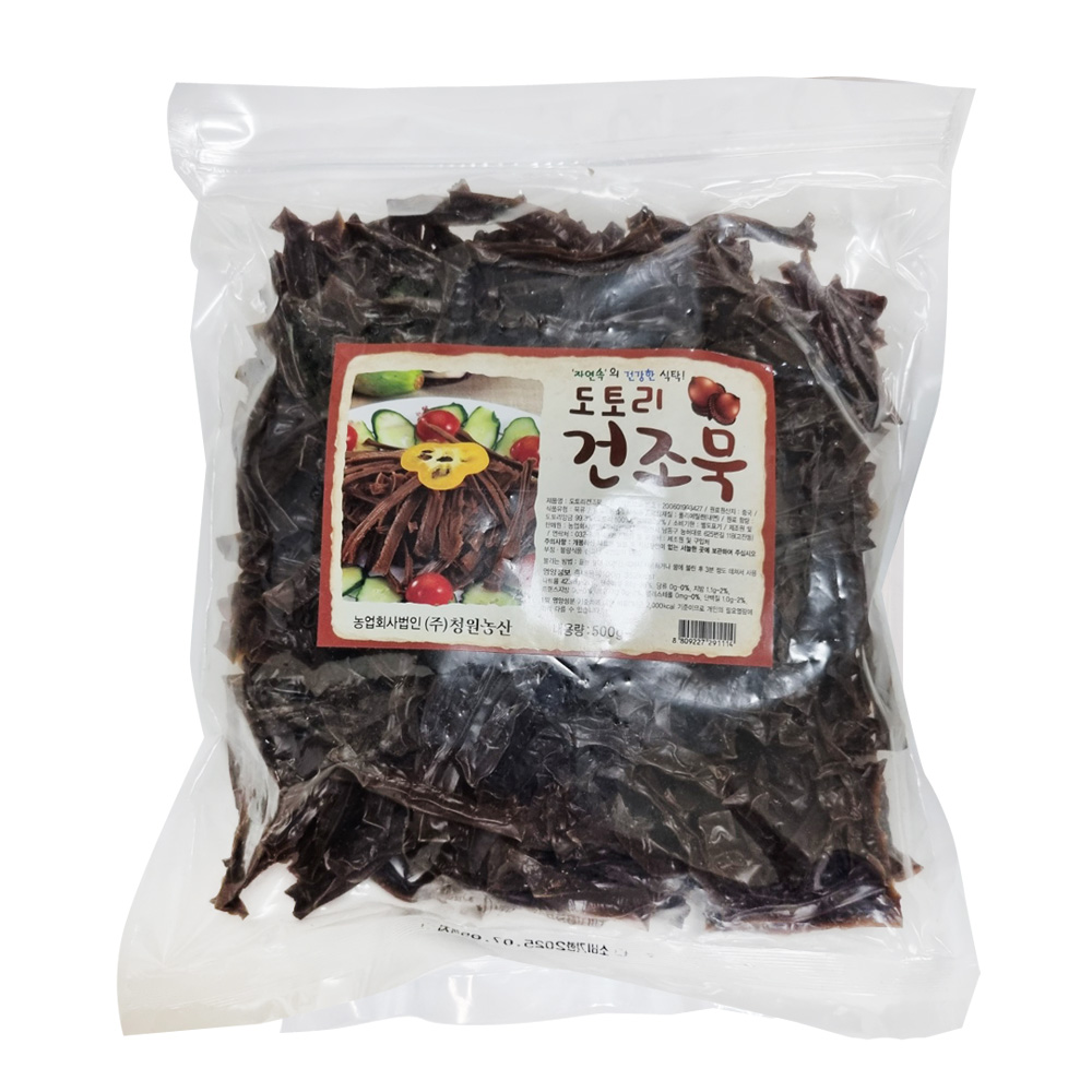 도토리건조묵, 500g, 2개