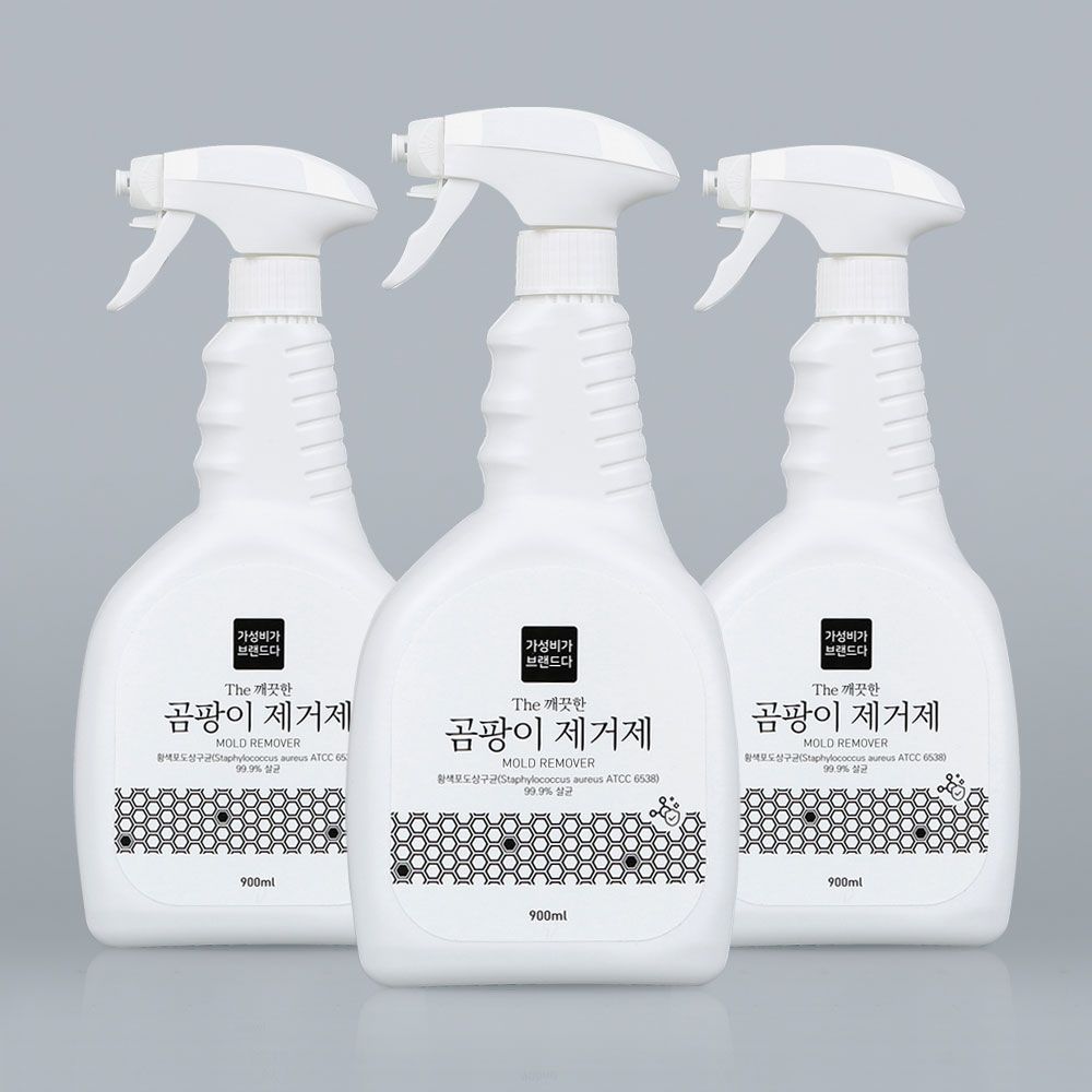 [토스쇼핑] The 깨끗한 곰팡이 제거제, 900ml, 3개