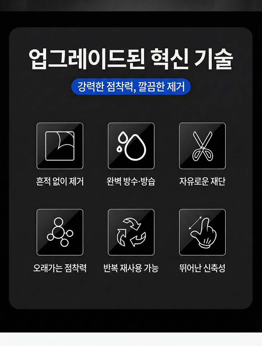 자국없는 투명 양면 테이프, 5개 상세 이미지 2