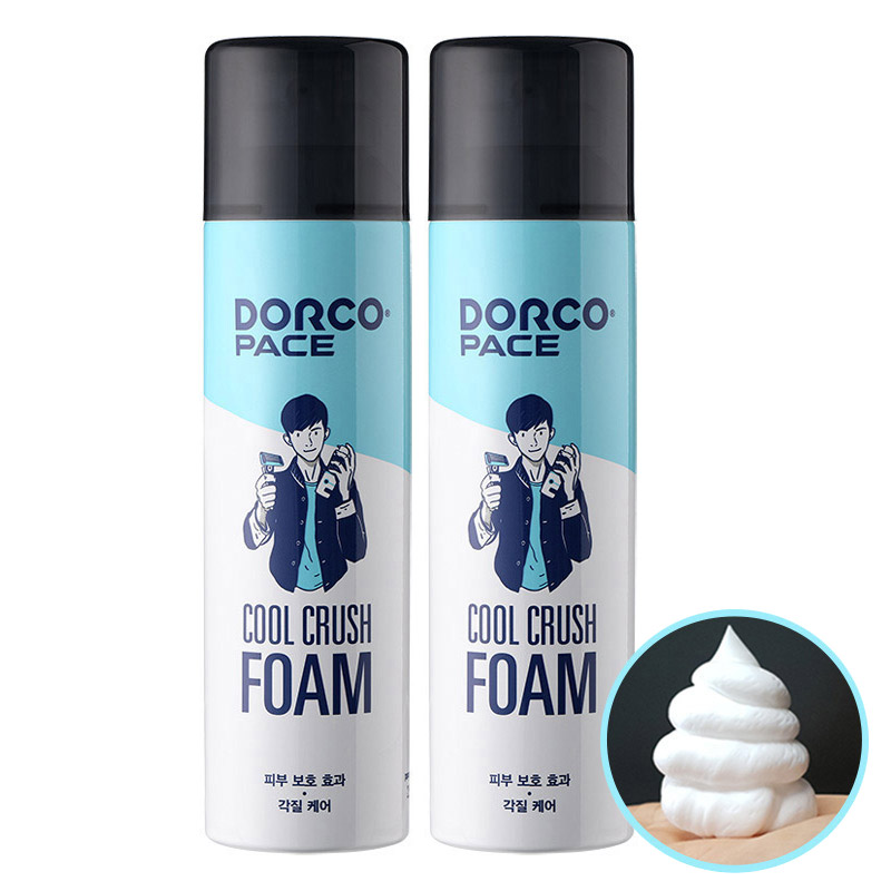 도루코 페이스 쿨크러쉬 폼, 250ml, 2개
