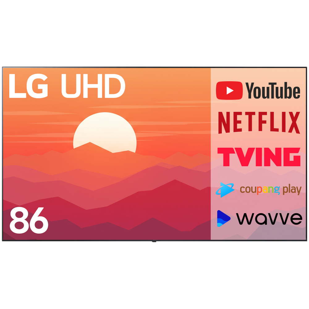 LG UHD 4K 스마트 86인치 TV 86UM8070, 86인치(218cm), 스탠드형, 방문설치