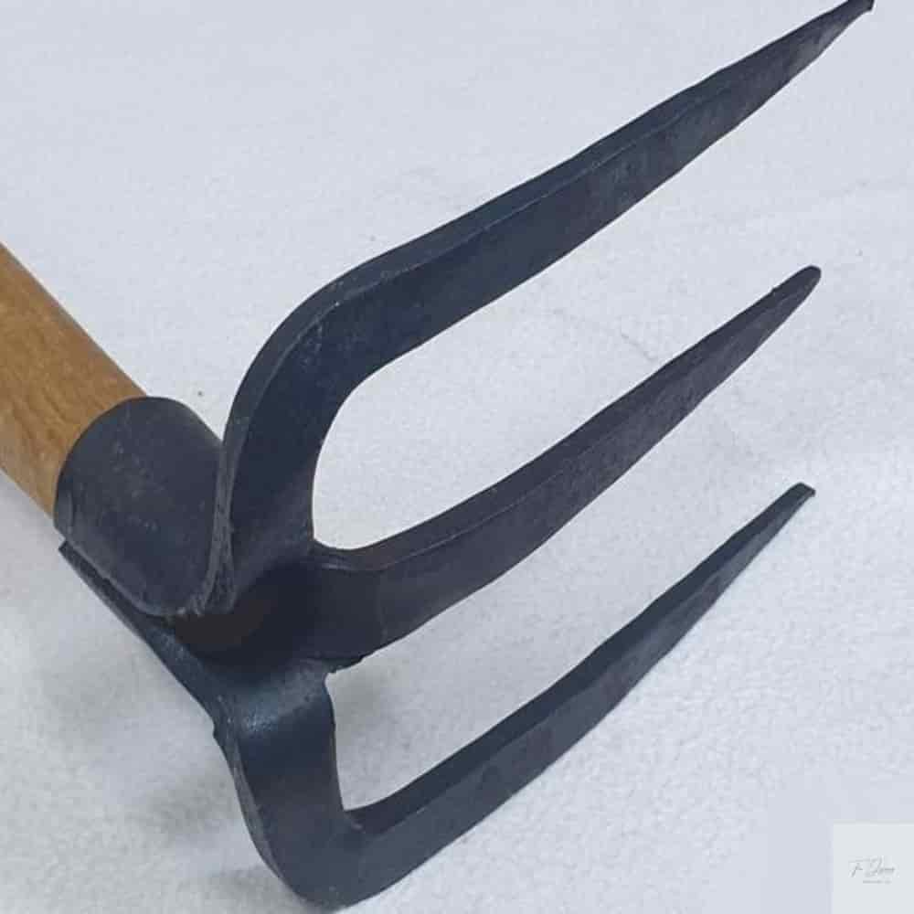 Sello 나무자루 3발 쇠스랑, 1개