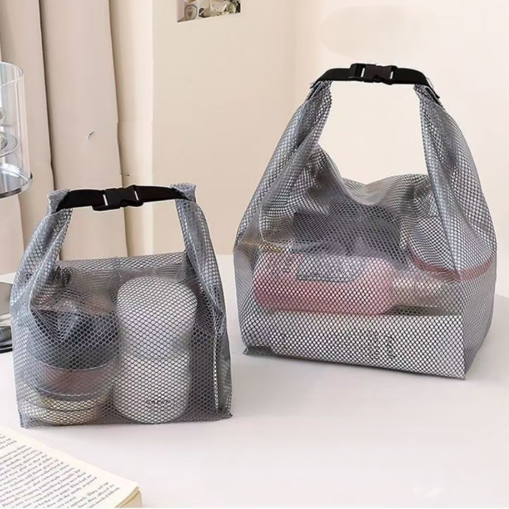 PVC 방수 드라이백, 그레이, S, 1개 + L, 1개, 2개 상품 이미지 1