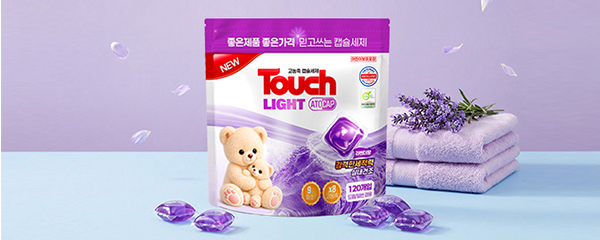 터치 라이트 아토캡 고농축 캡슐세제, 8g, 120개입, 1개