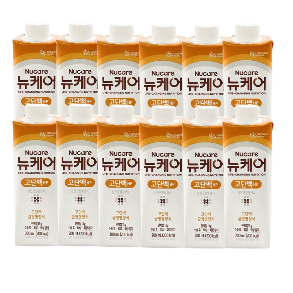 대상웰라이프 뉴케어 고단백 HP 완전균형영양식, 200ml, 60개