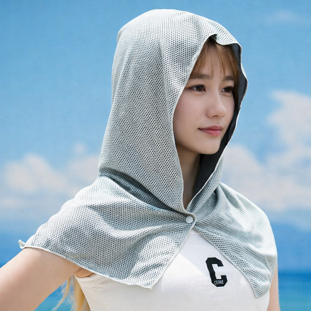 냉각 후드 쿨타올, 퍼플, 1개