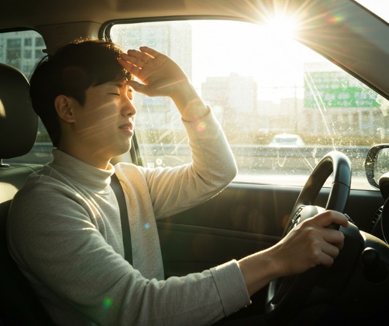 선쉐이드 자외선 완벽차단 햇빛가리개, 전좌석 올인원, 블랙, 4개입, 1세트 상세 이미지 3