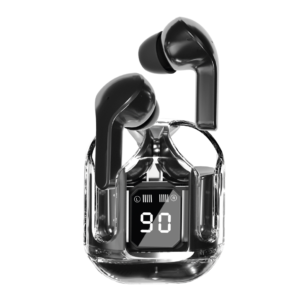 투명 무선 이어폰 BT-W500, 블랙, 1개