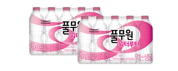 풀무원 워터루틴, 무라벨, 500ml, 40개