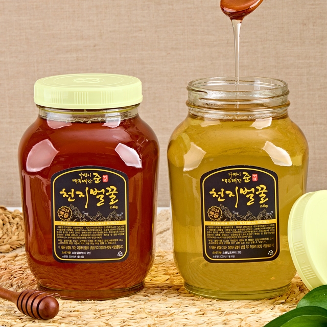 천지벌꿀, 경북 영주, 2.4kg, 2개 상세 이미지 2