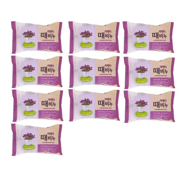 태광 때비누, 라벤더, 150g, 10개