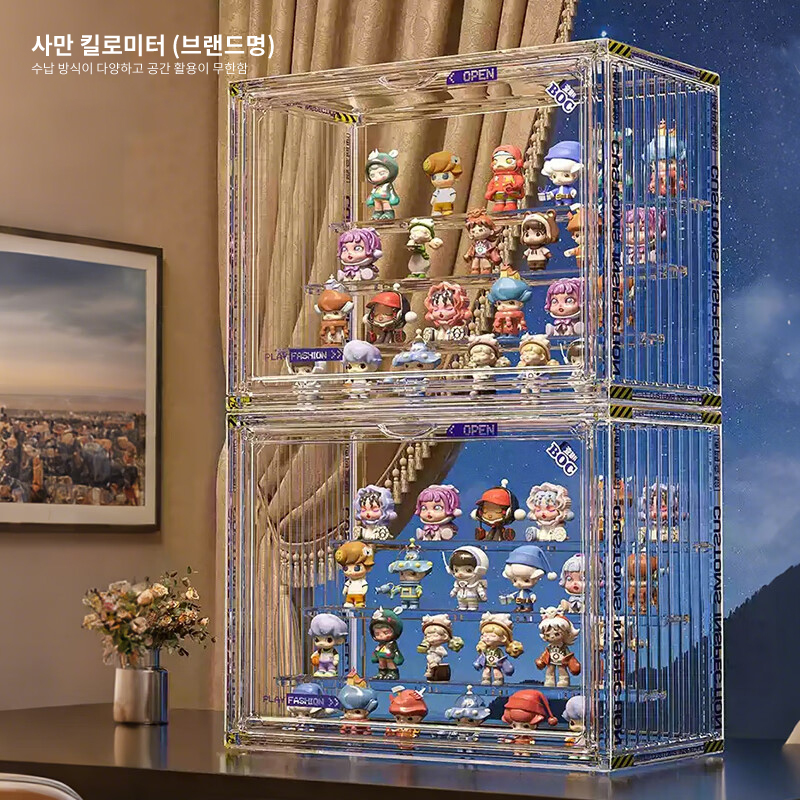 피규어 장식장, 투명, 1개 상세 이미지 4