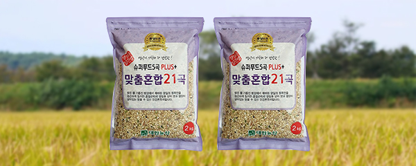 대한농산 맞춤 혼합곡 21곡, 2kg, 2개