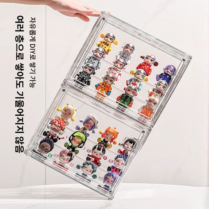 피규어 장식장, 투명, 1개 상세 이미지 2