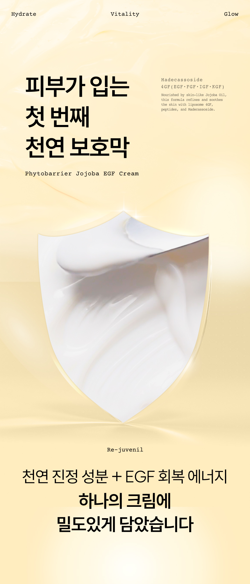 리쥬베닐 파이토베리어 호호바 EGF 크림, 100g, 1개 상세 이미지 4