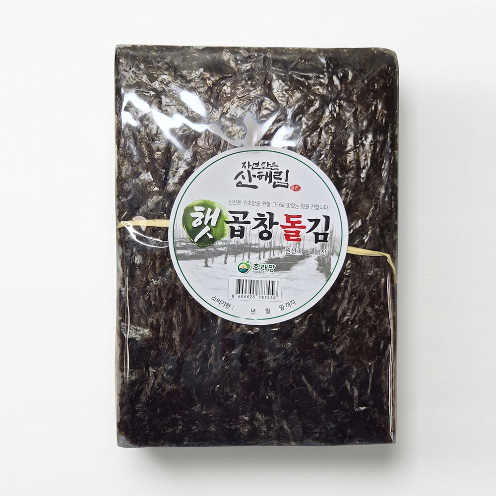 국내산 지주식 명품 곱창김, 100장, 400g, 1박스