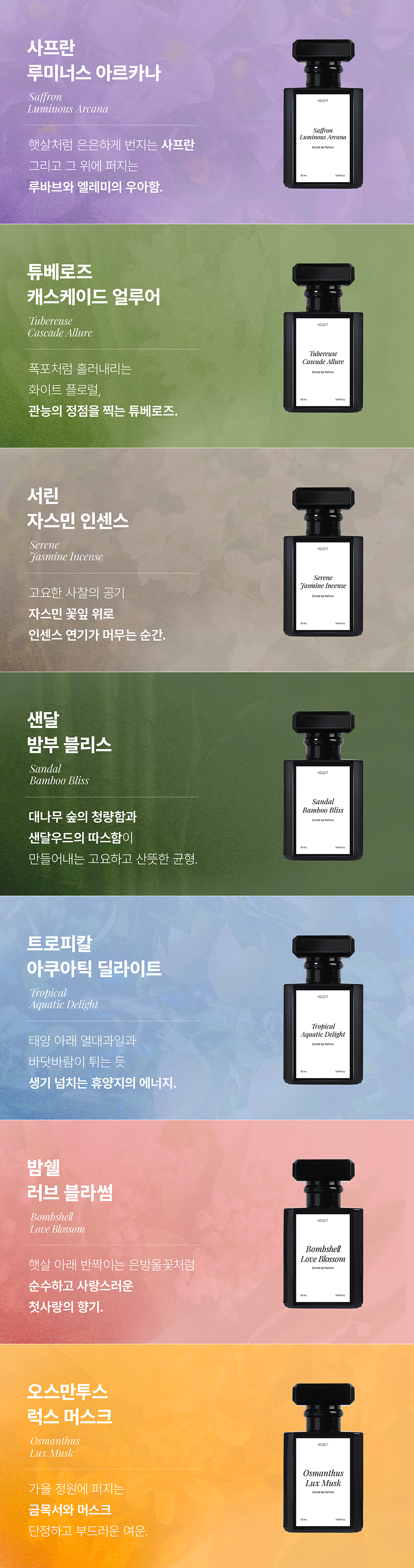 리겟 트로피칼 아쿠아틱 딜라이트 엑스트라드퍼퓸, 50ml, 1개 상세 이미지 3