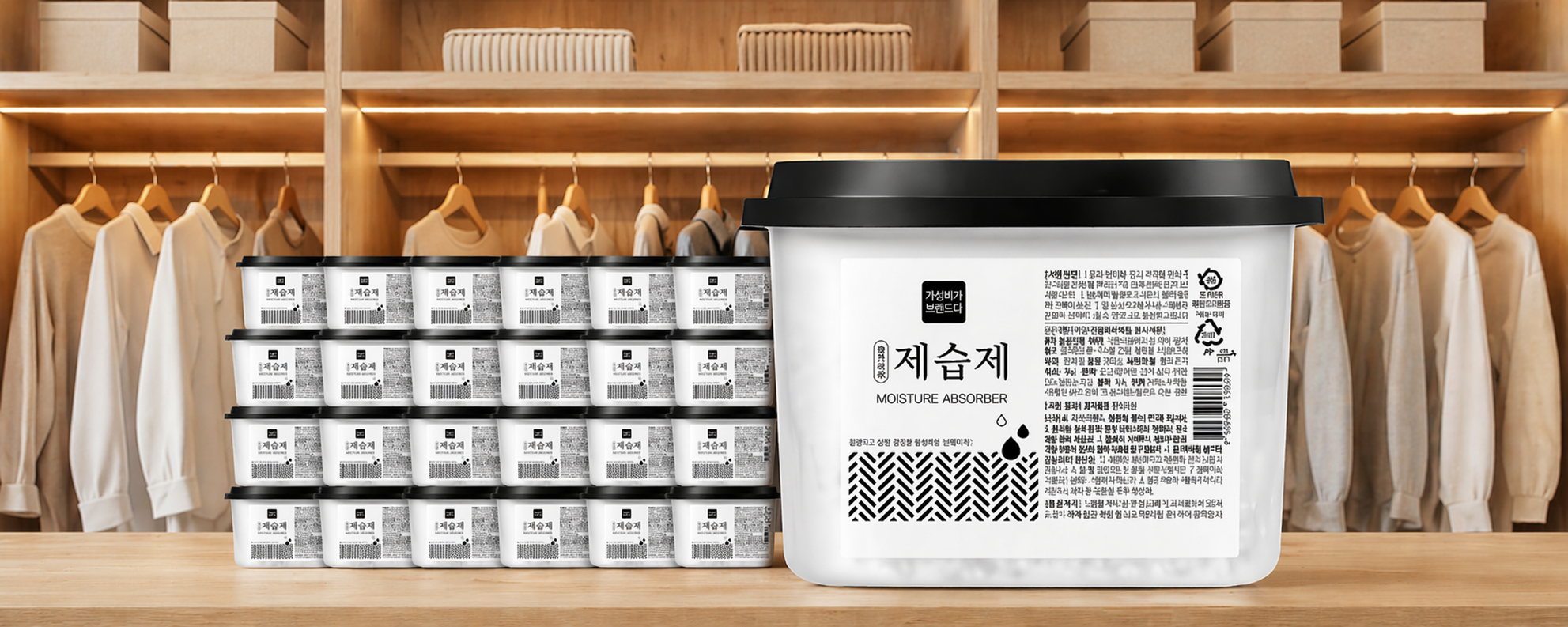 습기타파 제습제, 280g, 24개