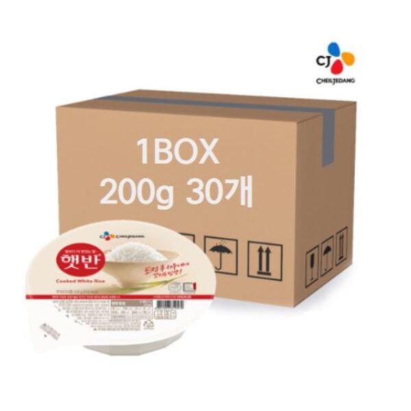 CJ제일제당 햇반, 200g, 30개