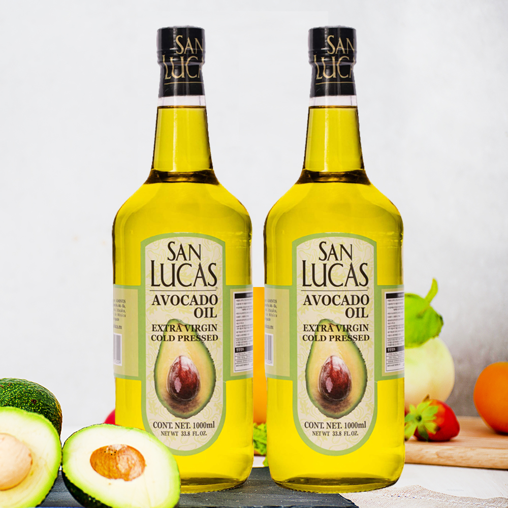 산루카스 엑스트라버진 아보카도오일 , 1L, 2개