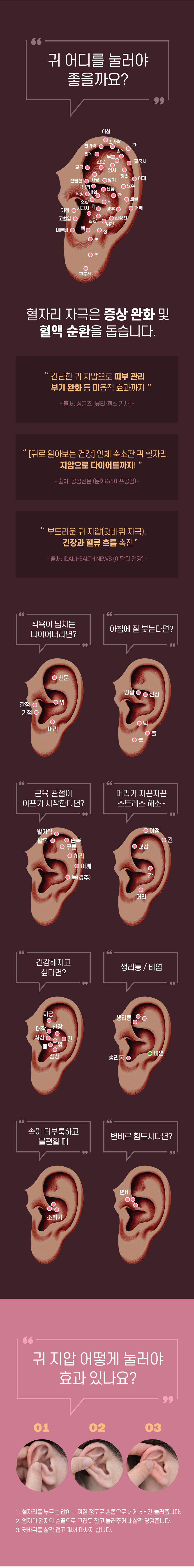 귀지압패치, 600매, 2팩 상세 이미지 3