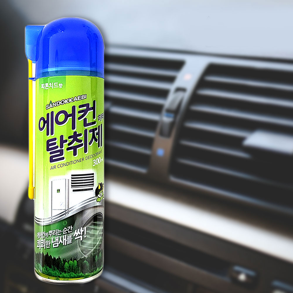 산도깨비 자동차 에어컨 탈취제, 300ml, 3개