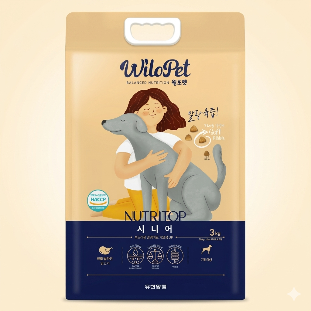 뉴트리탑 시니어, 7세 이상, 3kg, 1개 상품 이미지 1