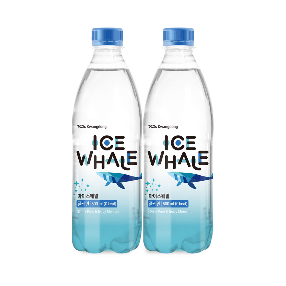 [토스쇼핑] 아이스웨일, 플레인맛, 500ml, 20개