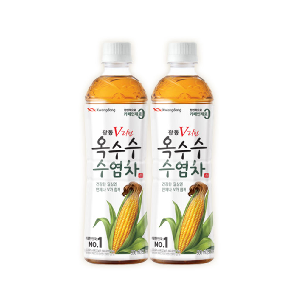 광동 V라인 옥수수수염차, 500ml, 20개 상세 이미지 3