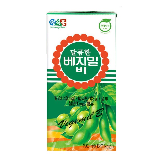 정식품 달콤한 베지밀 비, 190ml, 48개 상세 이미지 1