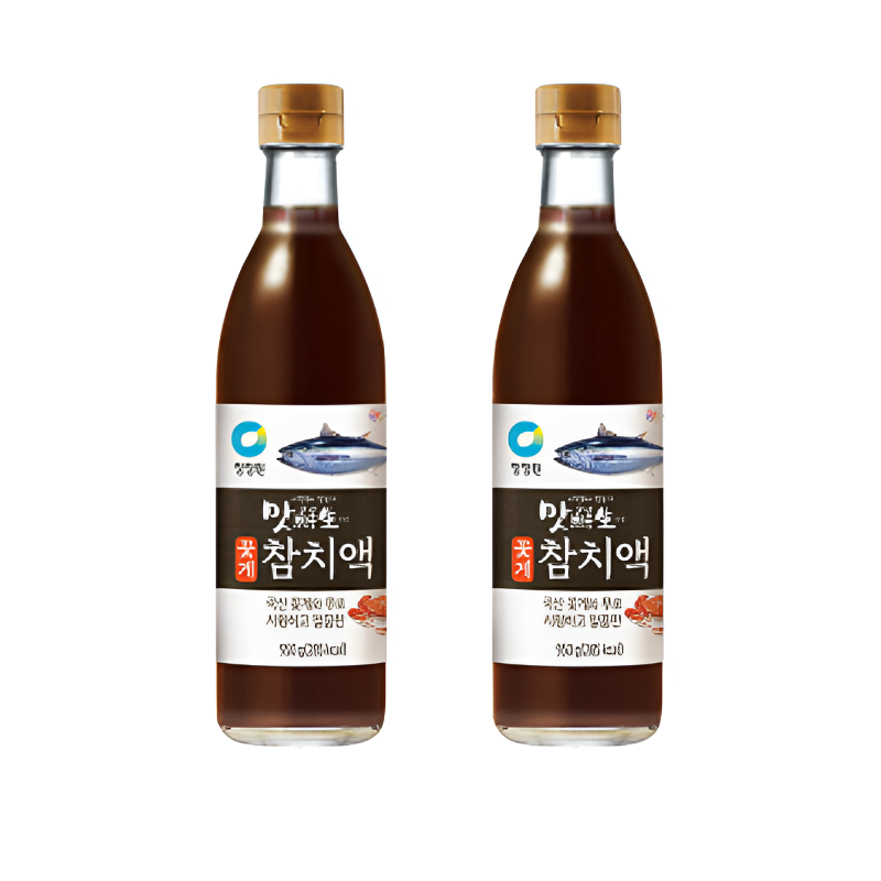 청정원 꽃게 참치액, 950g, 2개