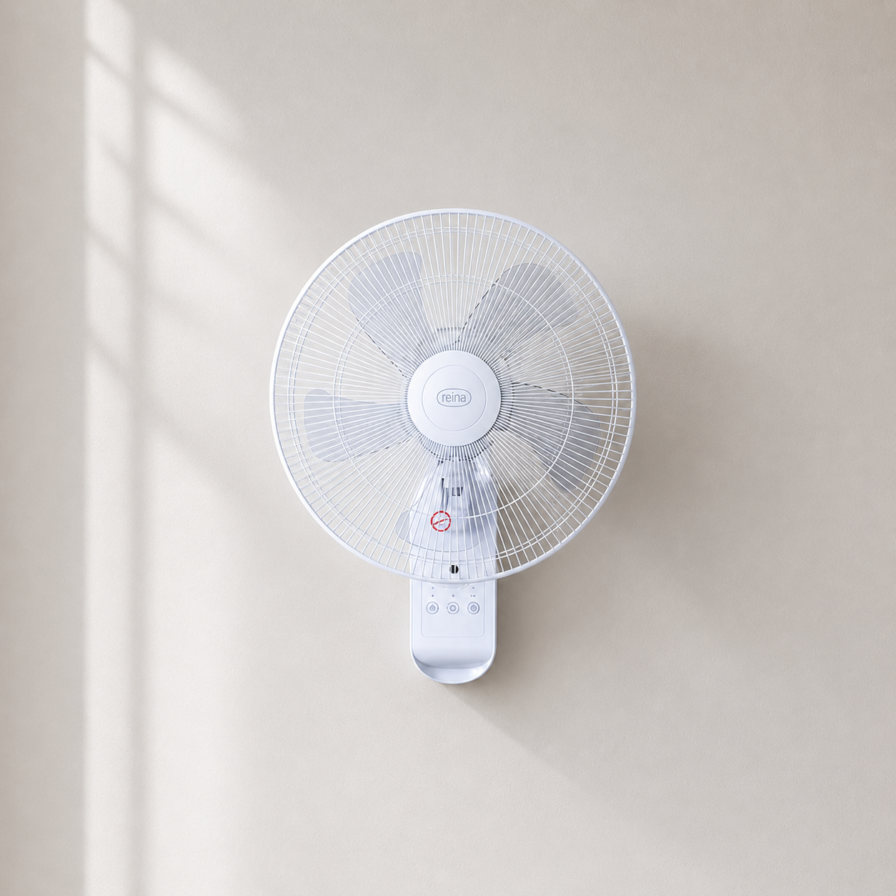 레이나 리모컨 벽걸이 선풍기, RF-N1621R, 5엽날개, 1개