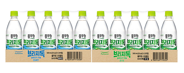 풀무원 브리지톡 탄산수 플레인, 500ml, 20개