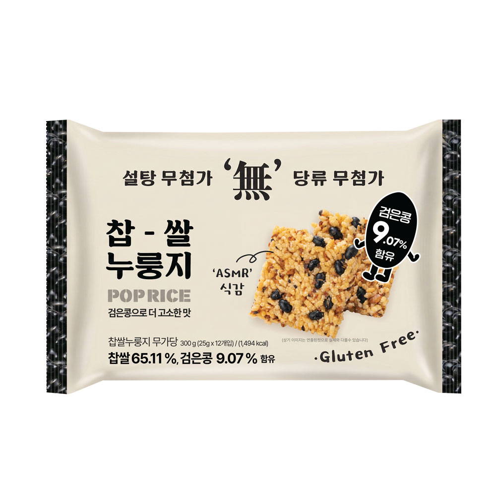 찹쌀누룽지 무가당, 300g, 6개
