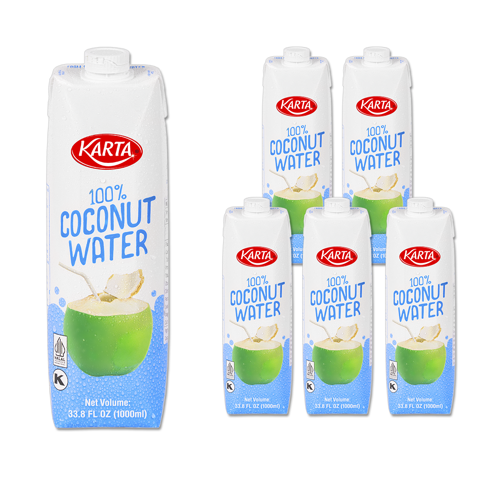 카르타 코코넛 워터, 1L, 6개 상세 이미지 2