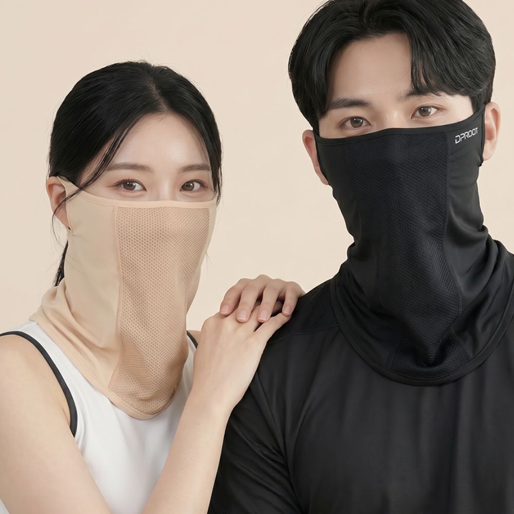 딥루트 자외선차단 마스크, 블랙+스킨, FREE, 1세트 상품 이미지 1