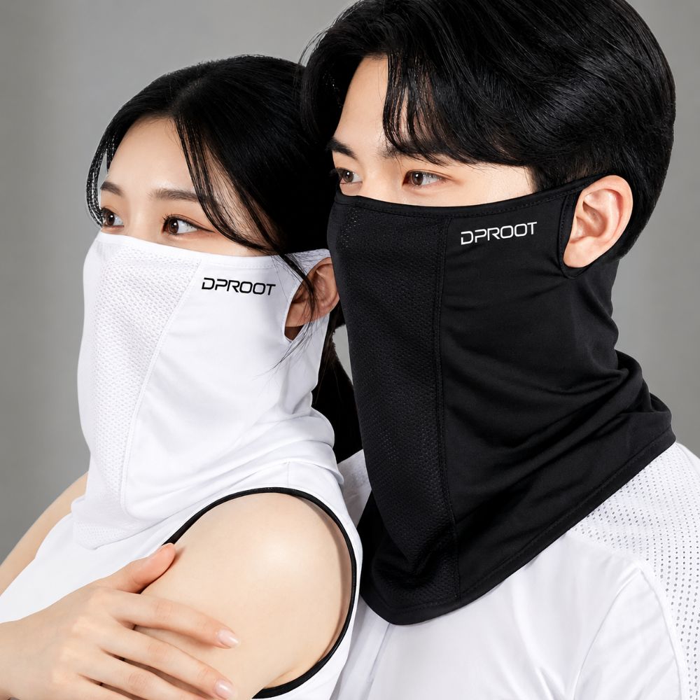 딥루트 자외선차단 마스크, 블랙+화이트, FREE, 1세트