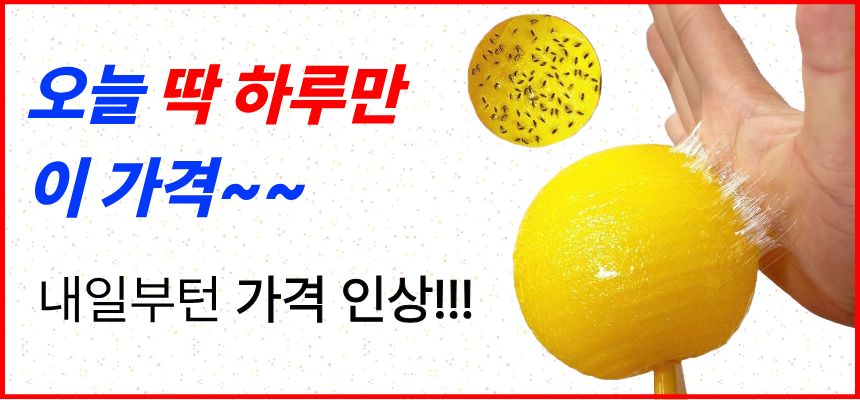 초강력 끈끈이 트랩볼, 노랑, 6개 상세 이미지 1