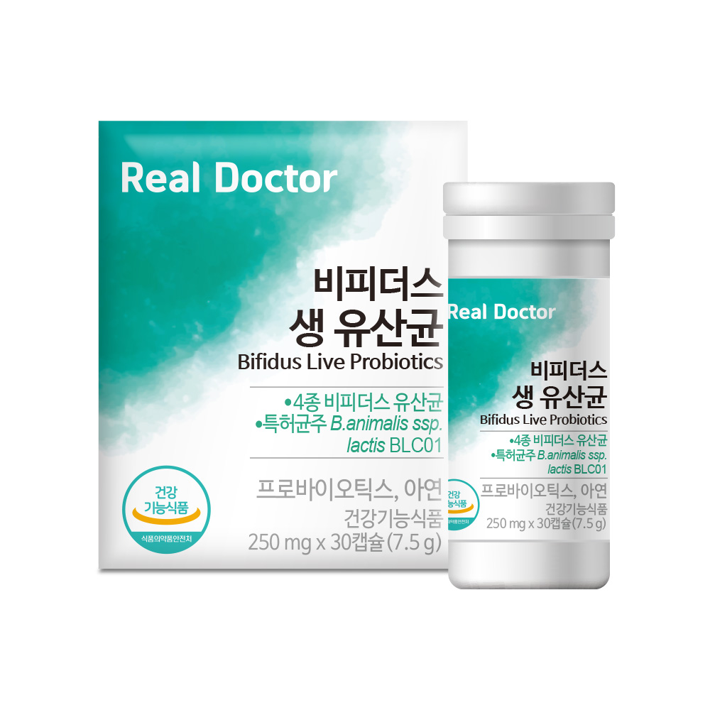 리얼닥터 비피더스 생 유산균, 30캡슐, 3개 상품 이미지 1