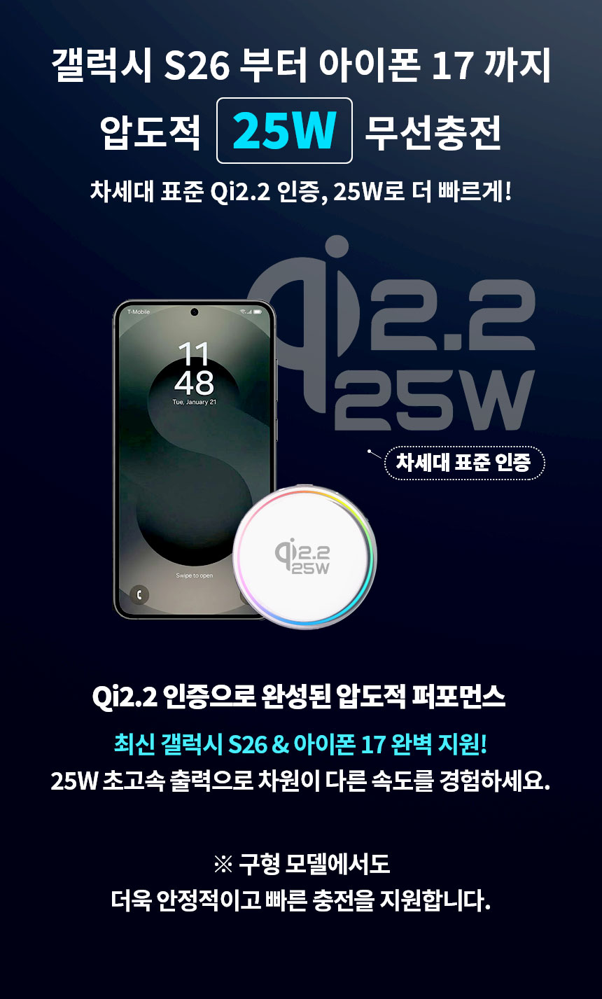제이토리 Qi2.2 25W 맥세이프 차량용 고속 무선 충전 거치대, JT026, 펠티어 냉각, 터보 쿨링팬, 송풍구형, 화이트, 1개 상세 이미지 1