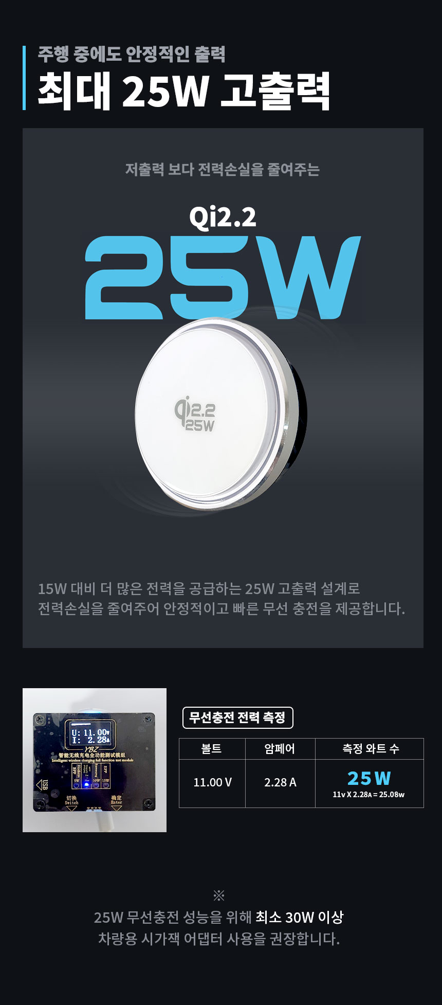 제이토리 Qi2.2 25W 맥세이프 차량용 고속 무선 충전 거치대, JT026, 펠티어 냉각, 터보 쿨링팬, 송풍구형, 화이트, 1개 상세 이미지 6
