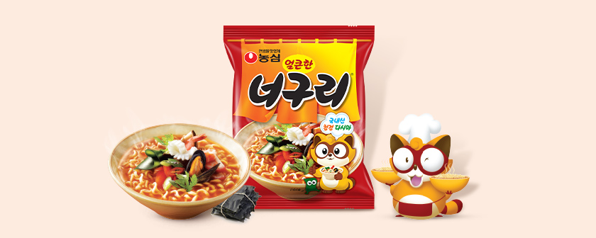농심 얼큰한 너구리, 120g, 5개입, 4개