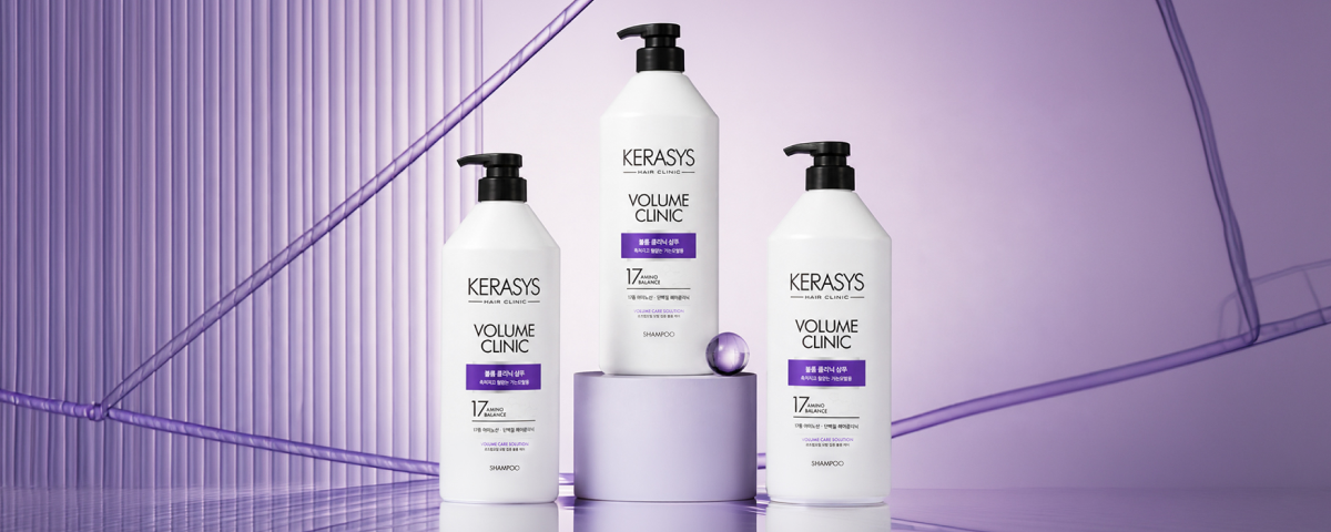 케라시스 볼륨 클리닉 단백질 샴푸, 980ml, 3개